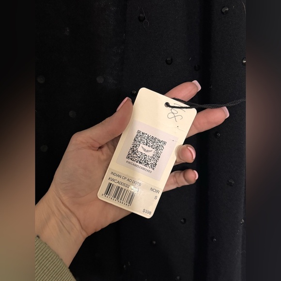 ZADIG & VOLTAIRE Indian Cp Dots Cashmere Cardigan - Picture 5 of 9